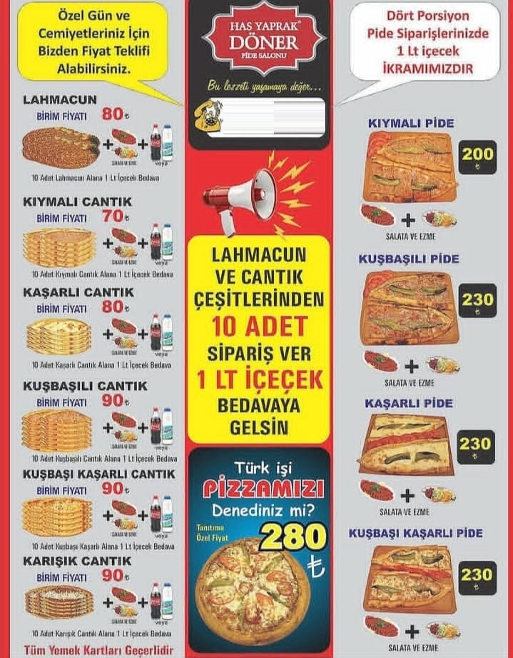Has Yaprak Döner Pide Salonu